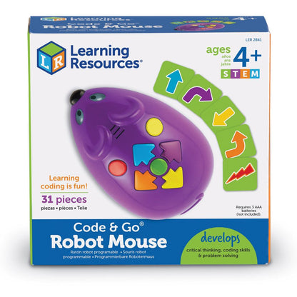  Learning Resources Code &amp; Go® - Programmerbar robotmus