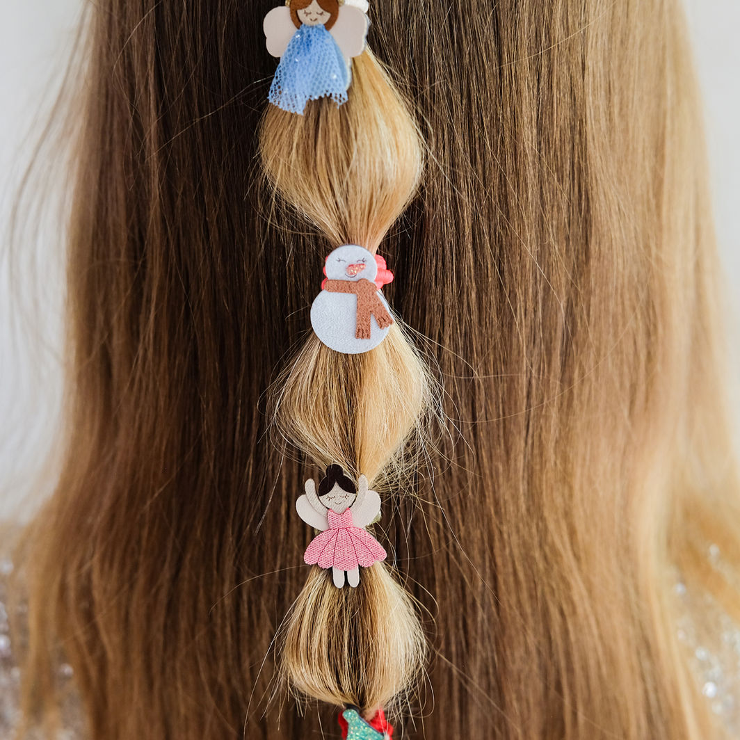 Mimi &amp; Lula 6 Hair Ties - Mini Cute Christmas Characters