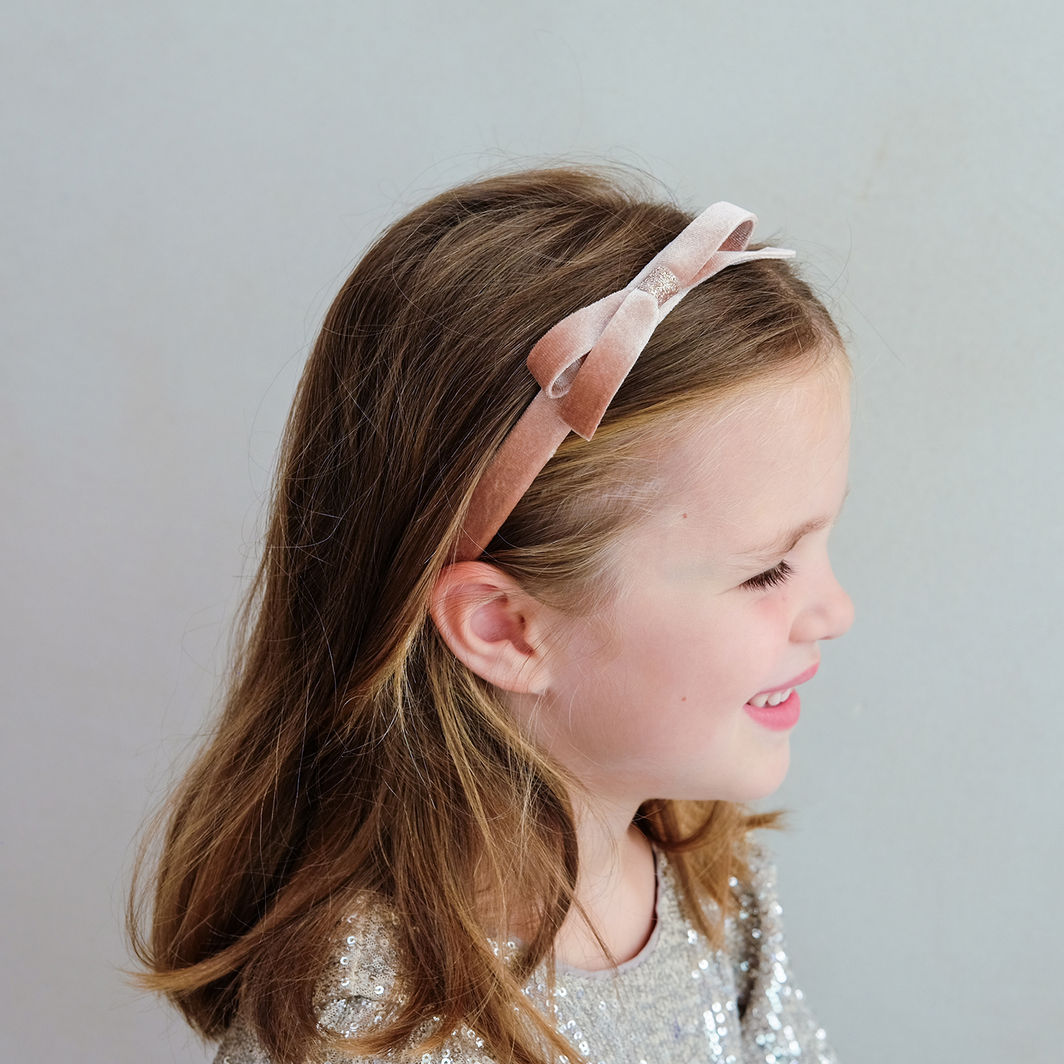 Mimi &amp; Lula Headband - Pink Violet Bow