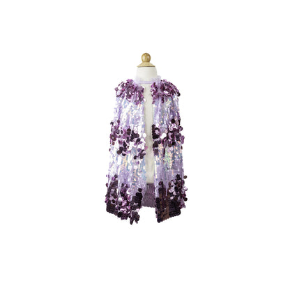 Great Pretenders kappe, The 5th avenue paillettekappe, purple