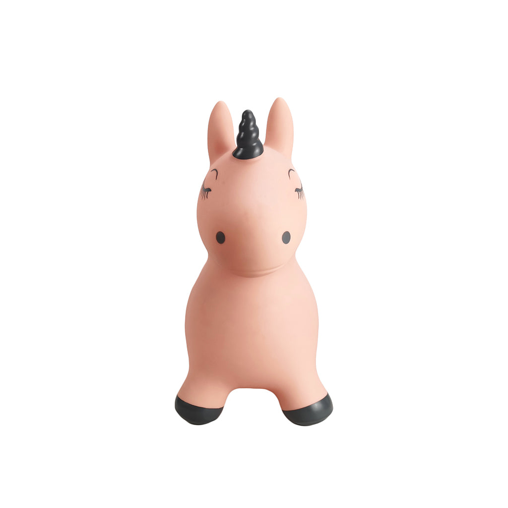"Find That Hippo, Bouncing Animal, Unicorn Luna - Blush/Pink"