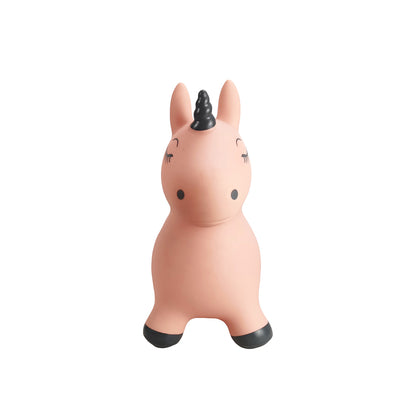 "Find That Hippo, Bouncing Animal, Unicorn Luna - Blush/Pink"
