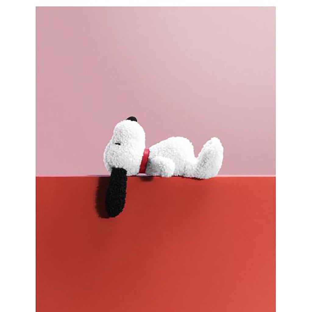 Snoopy Plush, ECO Tiny Teddy Cream, 17 cm - Snoopy Teddy in Gift Box