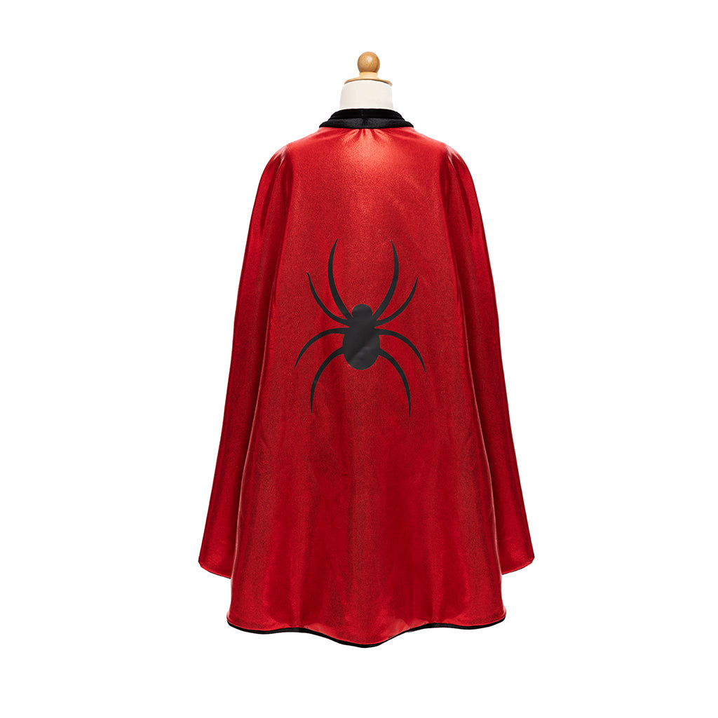 Great Pretenders Spider kappe og Batman kappe i én - str. 5-6 år
