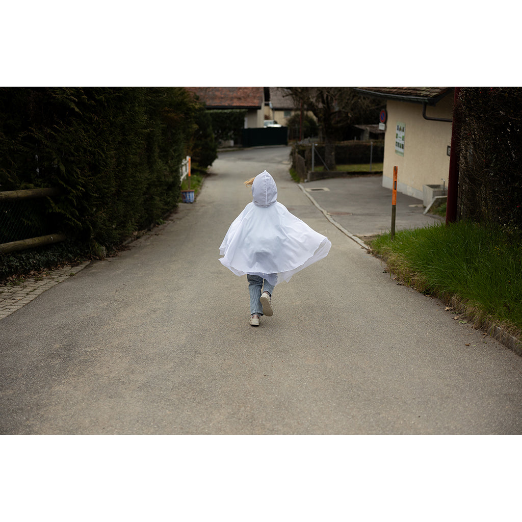 Great Pretenders dress-up costume, Spooky Ghost Poncho – Available in sizes for ages 1-2, 2-4, and 4-6 years