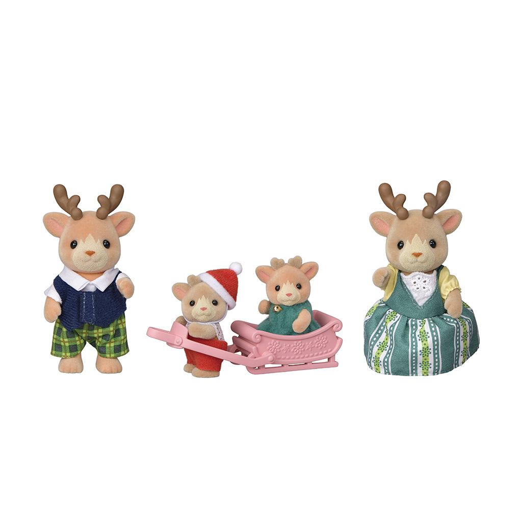 Sylvanian Families Rensdyrfamilien Snowdrift med fire figurer