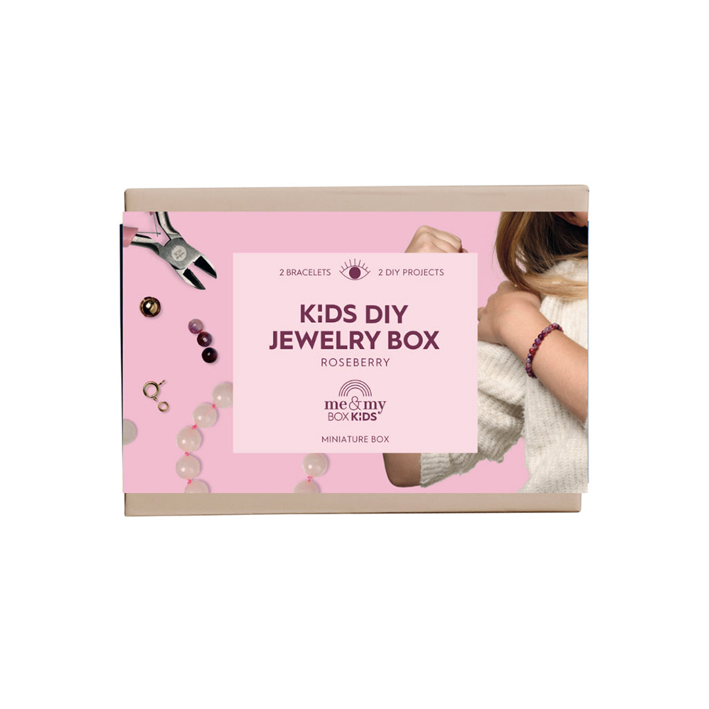 Me &amp; My Box, DIY smykkeboks, Roseberry - 2 armbånd til børn