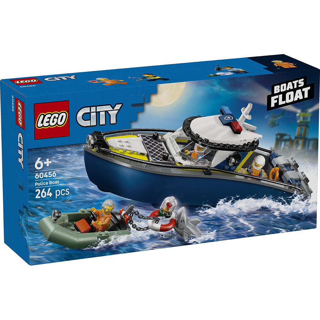 LEGO® City Police, Politibåd på forbryderjagt