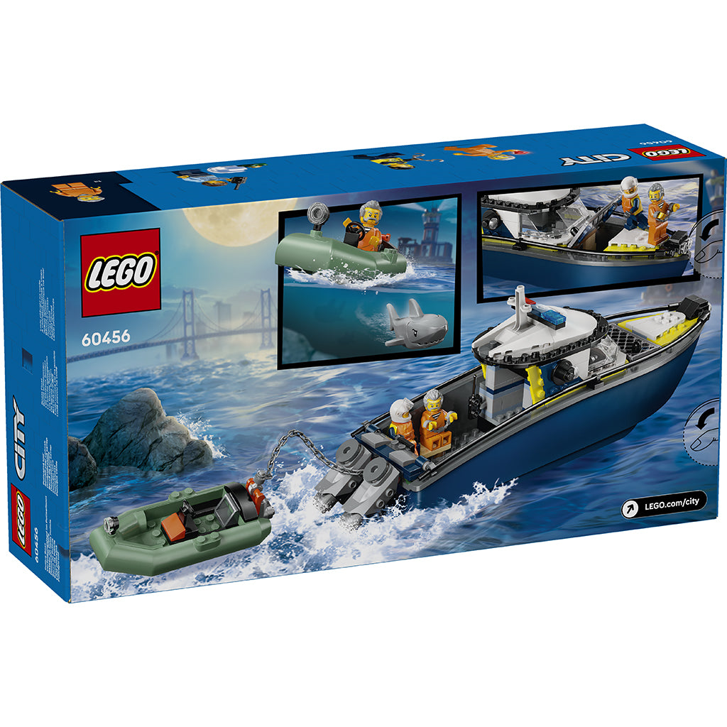 LEGO® City Police, Politibåd på forbryderjagt