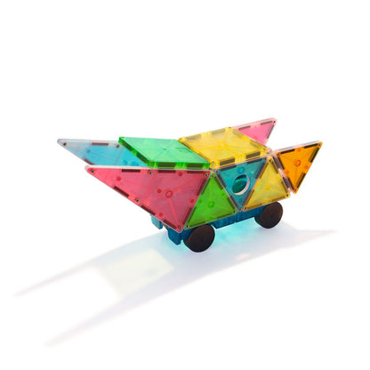 Magna-Tiles Grand Prix Frost, 50 Pieces