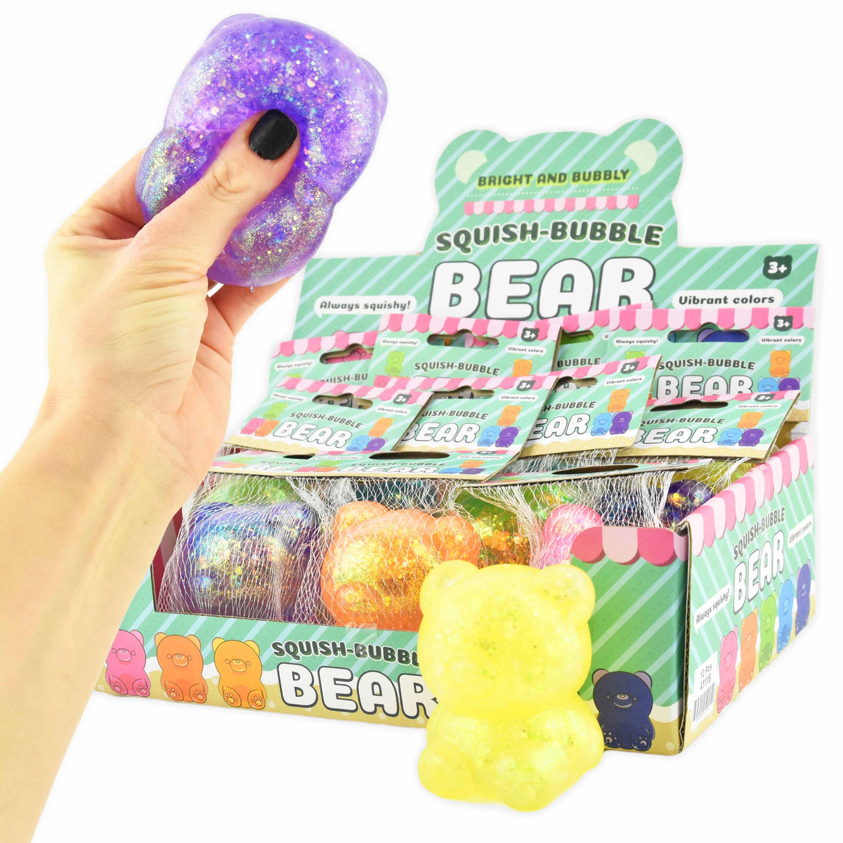 Robetoy squishy bjørn – 7 cm
