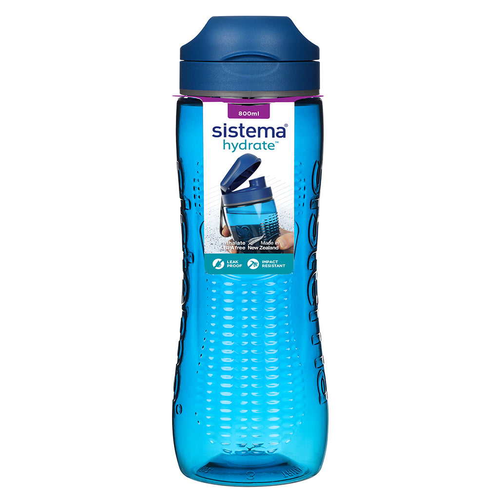 Sistema drikkedunk til sport, Tritan active, 800 ml - Ocean blue