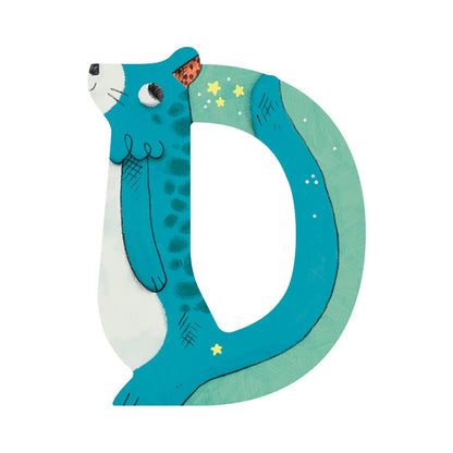 Moulin Roty Wooden Letters, Excluding Æ, Ø, and Å