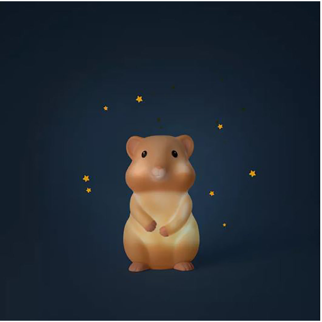 Moulin Roty vågelampe, opladelig USB - Hamster