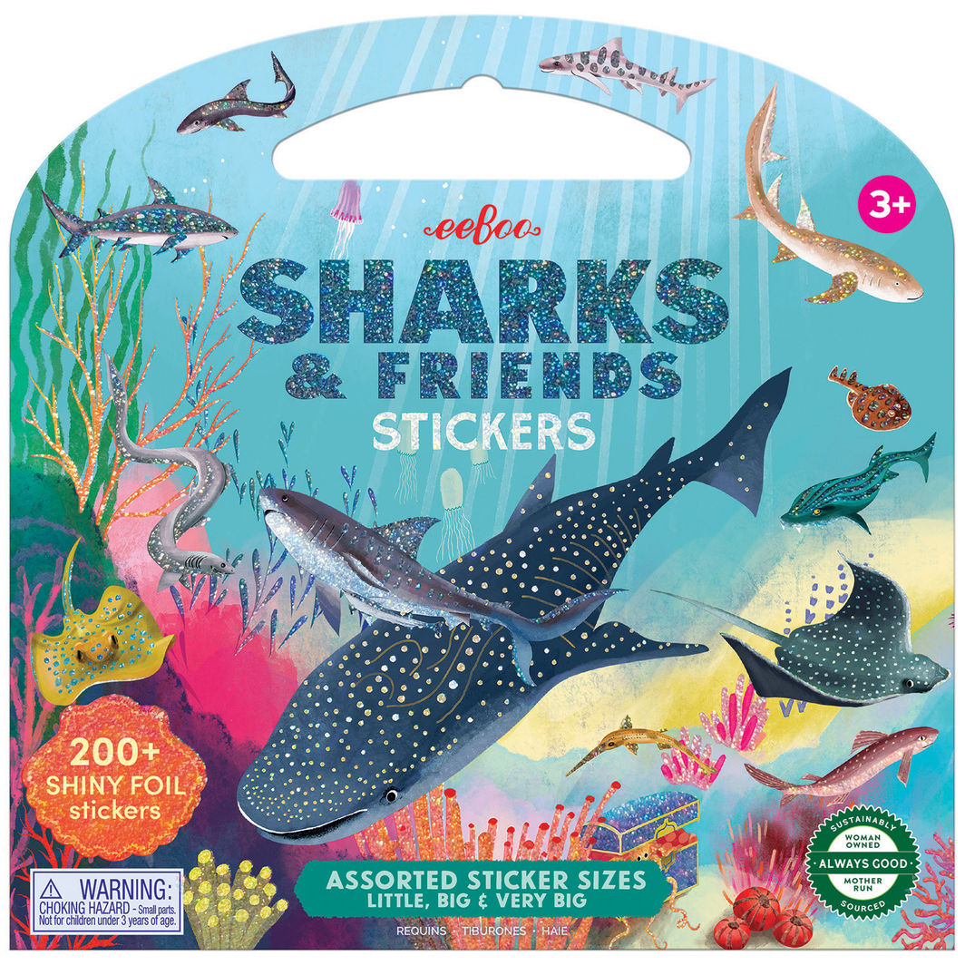 eeBoo Sticker Book, Sharks