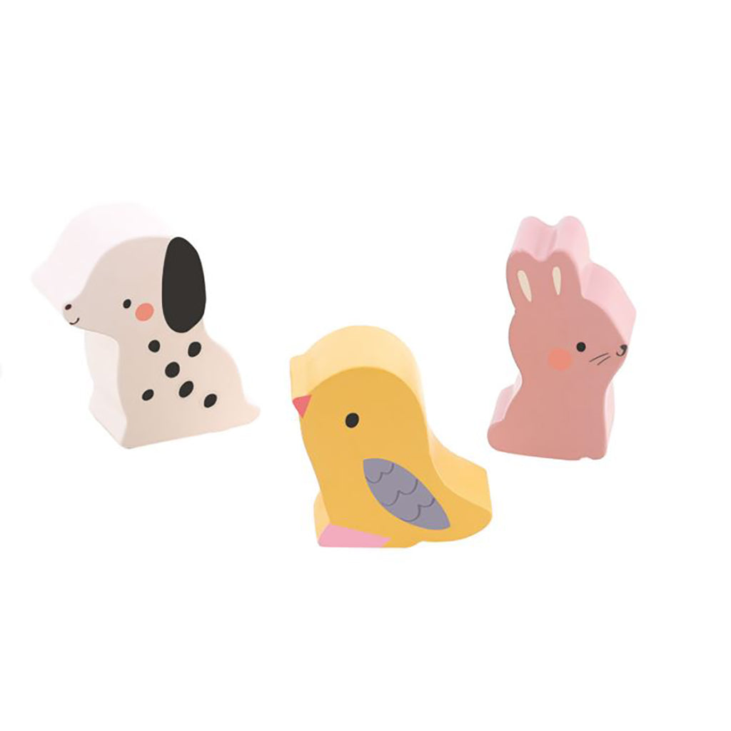 Vilac Wooden Animals with Sound, Set of 9