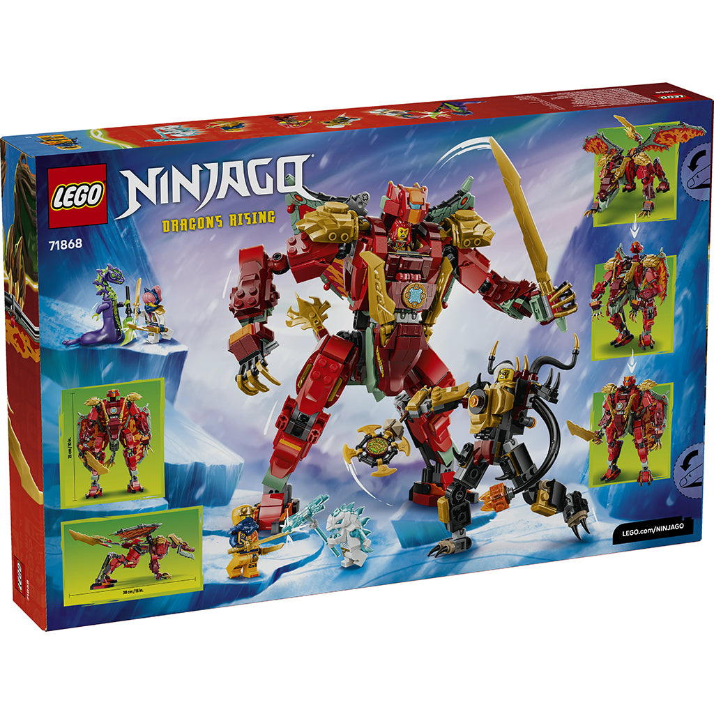 LEGO® NINJAGO® Wyldfyre Transforming Dragon Mech