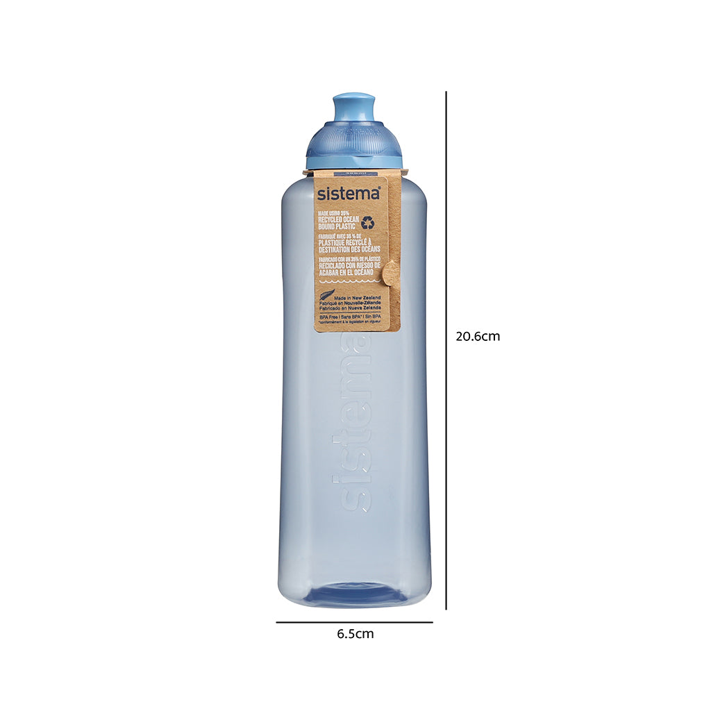Sistema Swift Squeeze Drinking Bottle, 480 ml – Mountain Blue