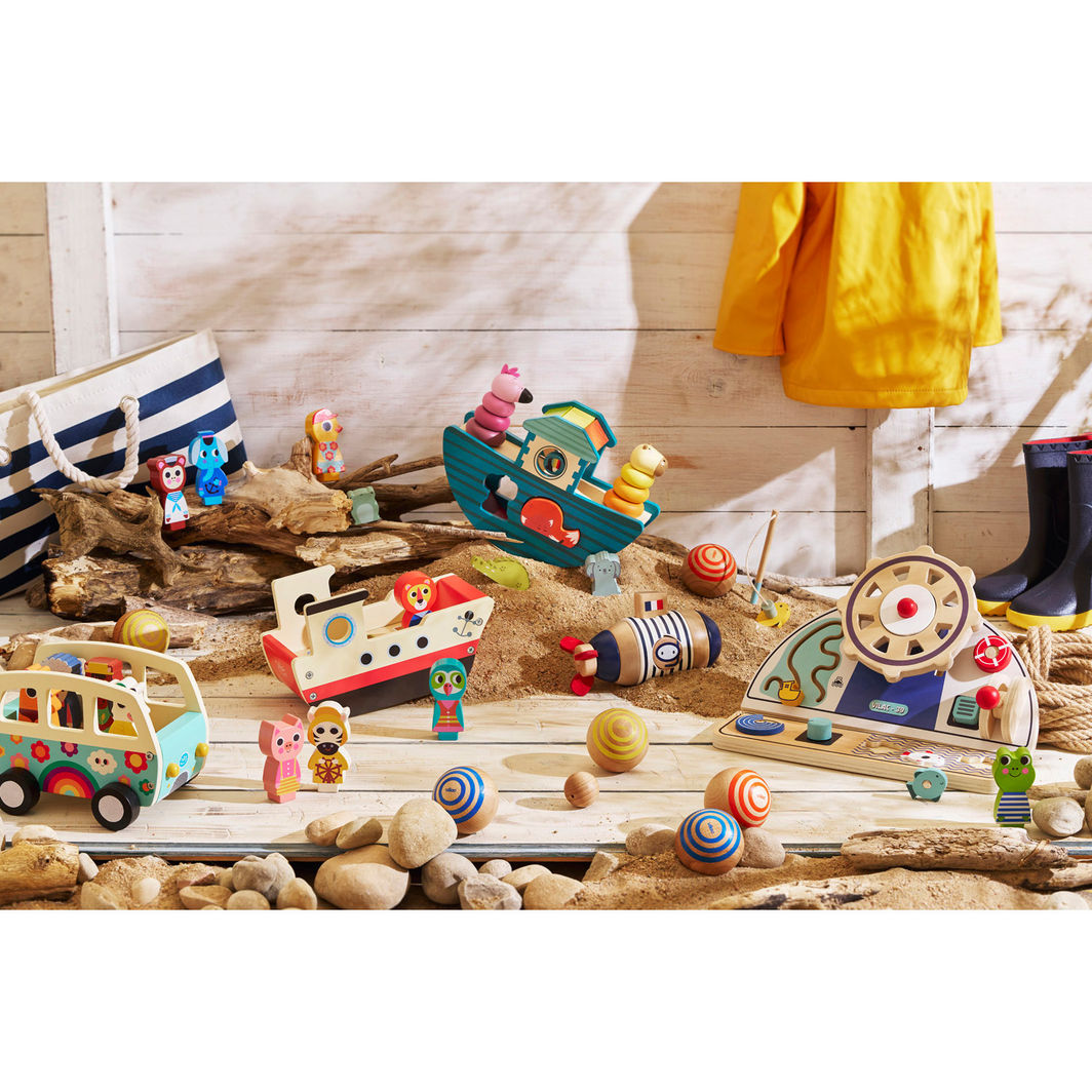Vilac Wooden Shape Sorter, Animal Ark