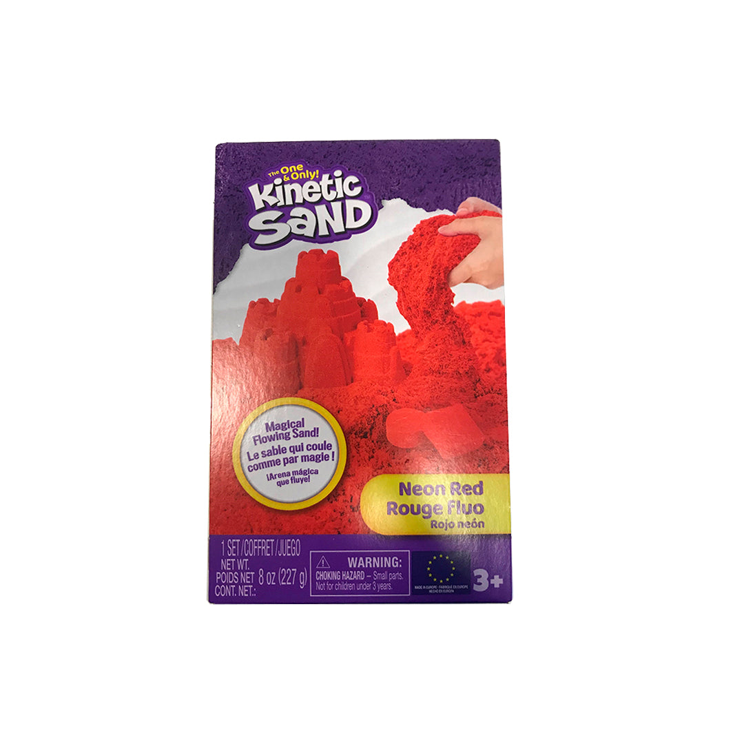 Kinetic Sand, Magisk sand, neon box - 3 ass. farver