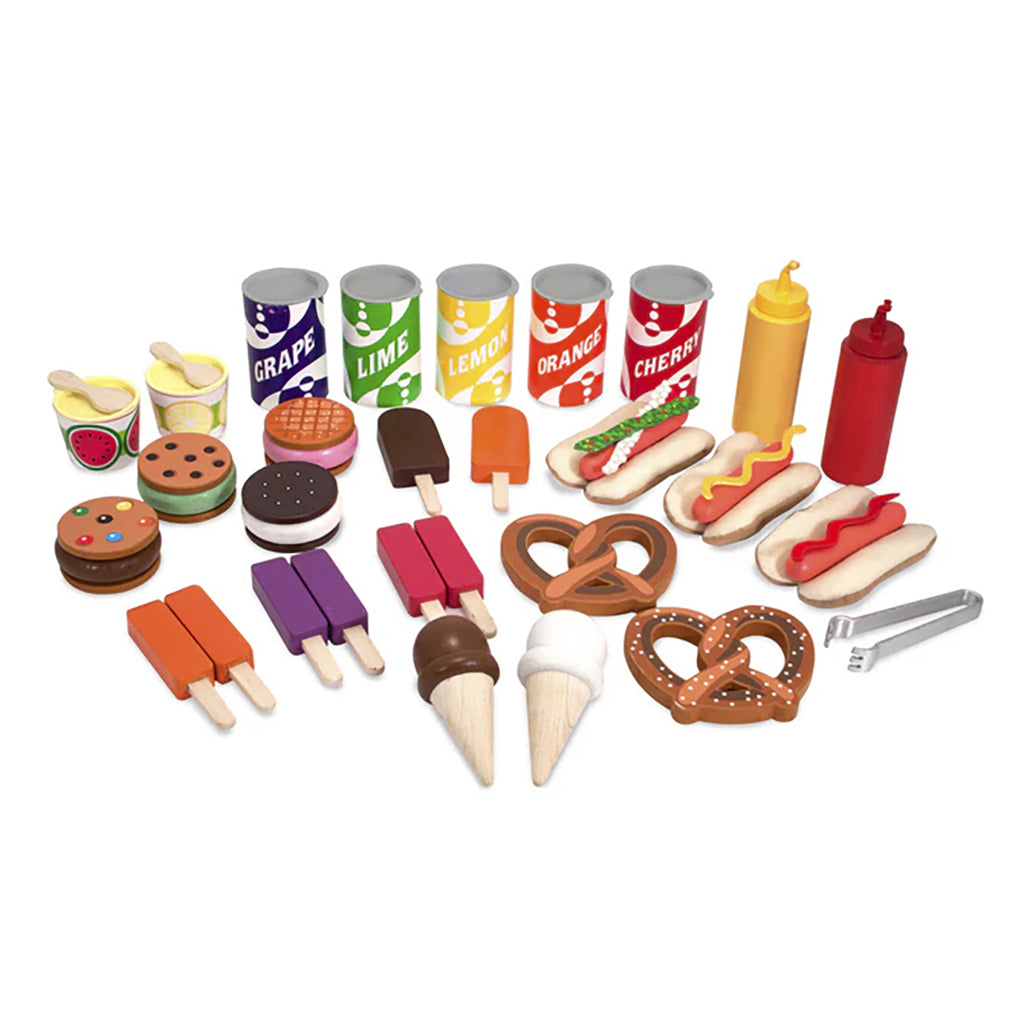Melissa &amp; Doug Food Cart with Included Items
