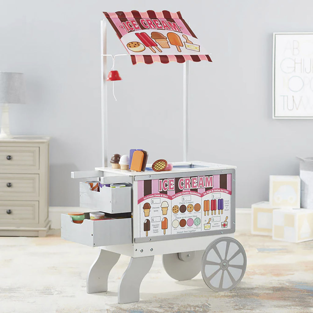 Melissa &amp; Doug Food Cart with Included Items