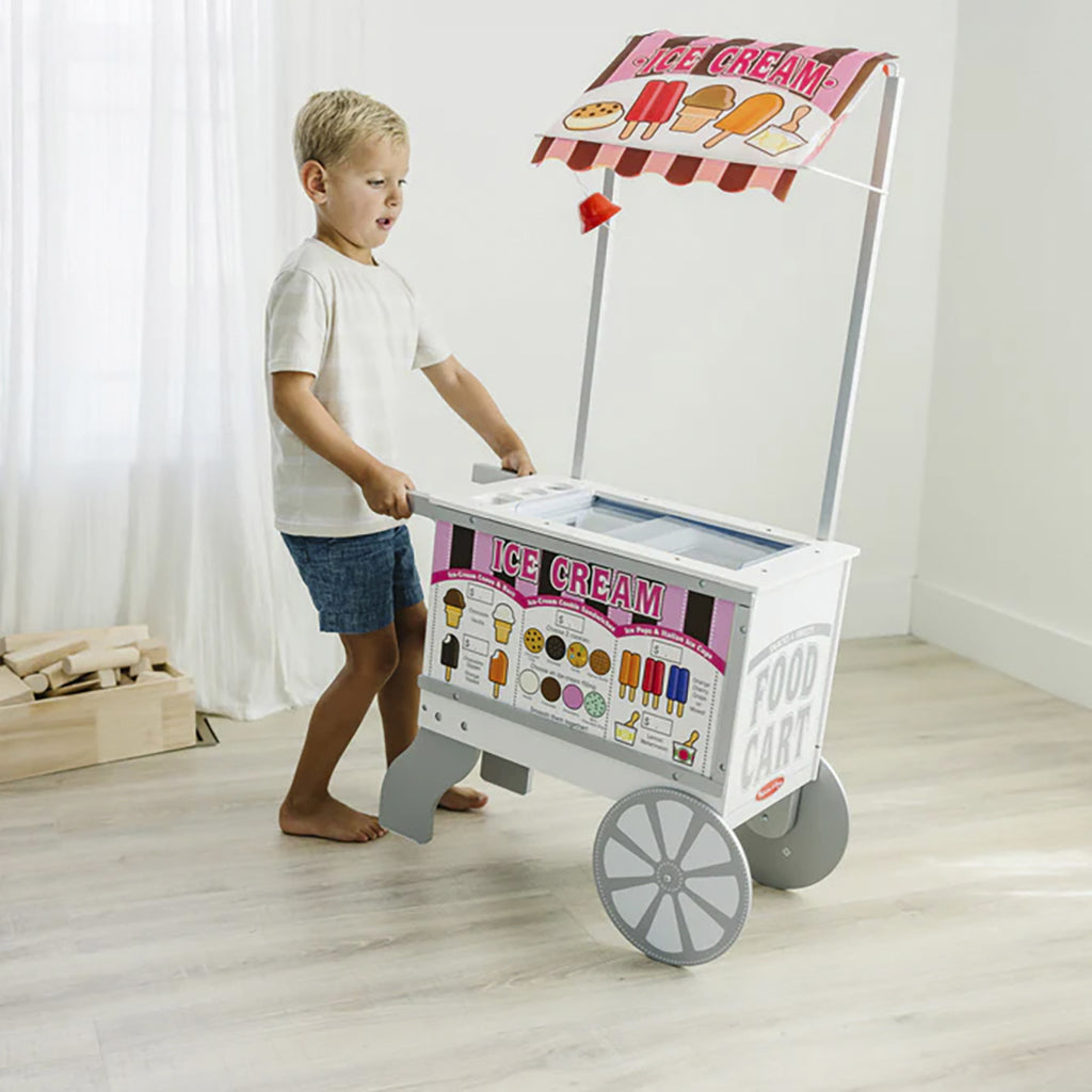Melissa &amp; Doug Food Cart with Included Items