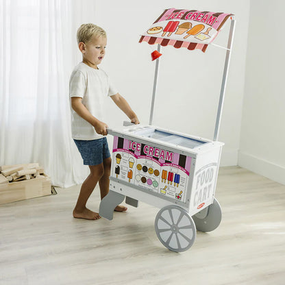 Melissa &amp; Doug Food Cart with Included Items