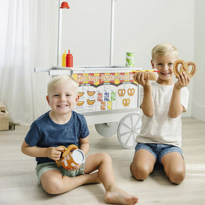 Melissa &amp; Doug Food Cart with Included Items