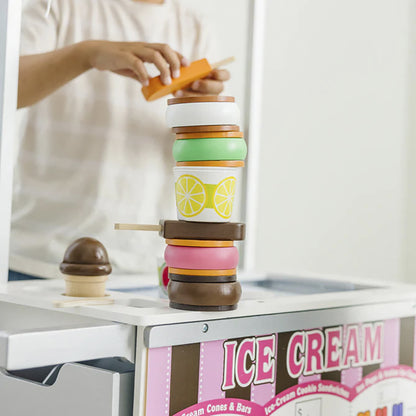 Melissa &amp; Doug Food Cart with Included Items