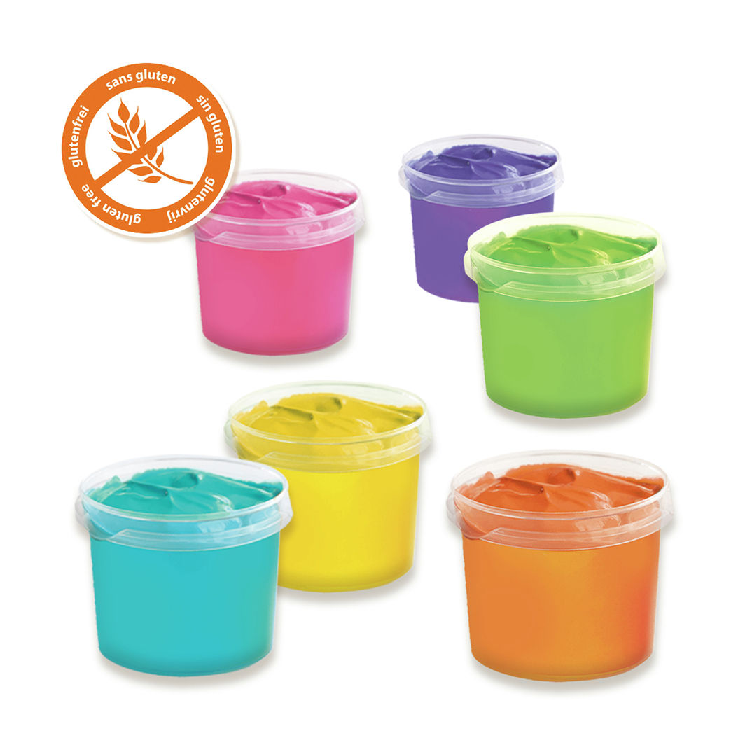 SES Creative Finger Painting Mega Set - 6 x 110ml