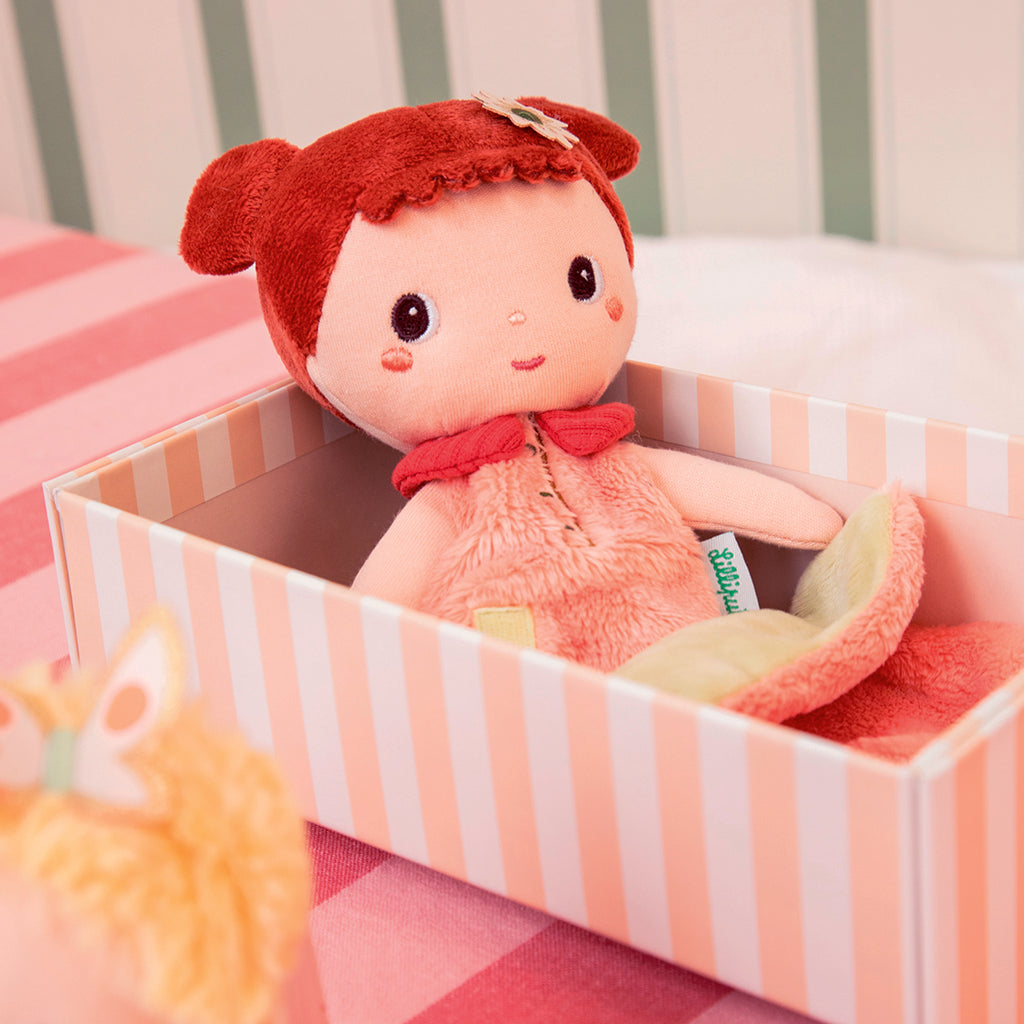 Lilliputiens Jil Doll in Cardboard Cradle, 18 cm