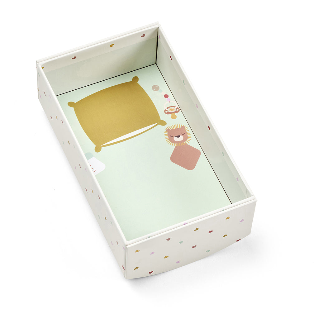 Lilliputiens Jackie Doll in Cardboard Cradle, 18 cm