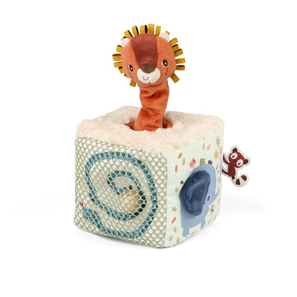 Lilliputiens Activity Cube with Sound, Jack the Lion