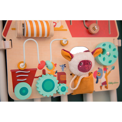 Lilliputiens Wooden Activity Board, Farm