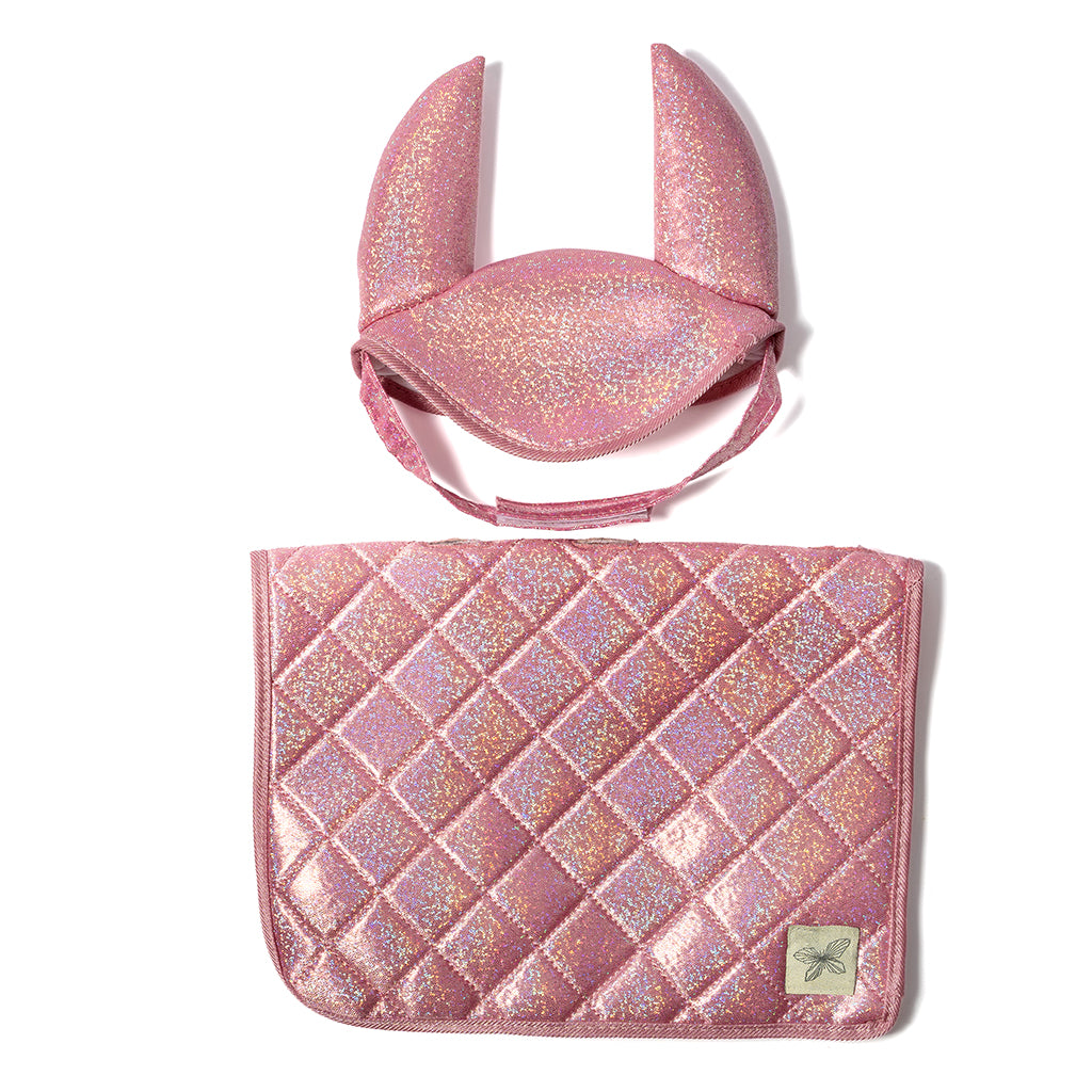 By Astrup Sadelunderlag og hætte til kæpheste, Pink