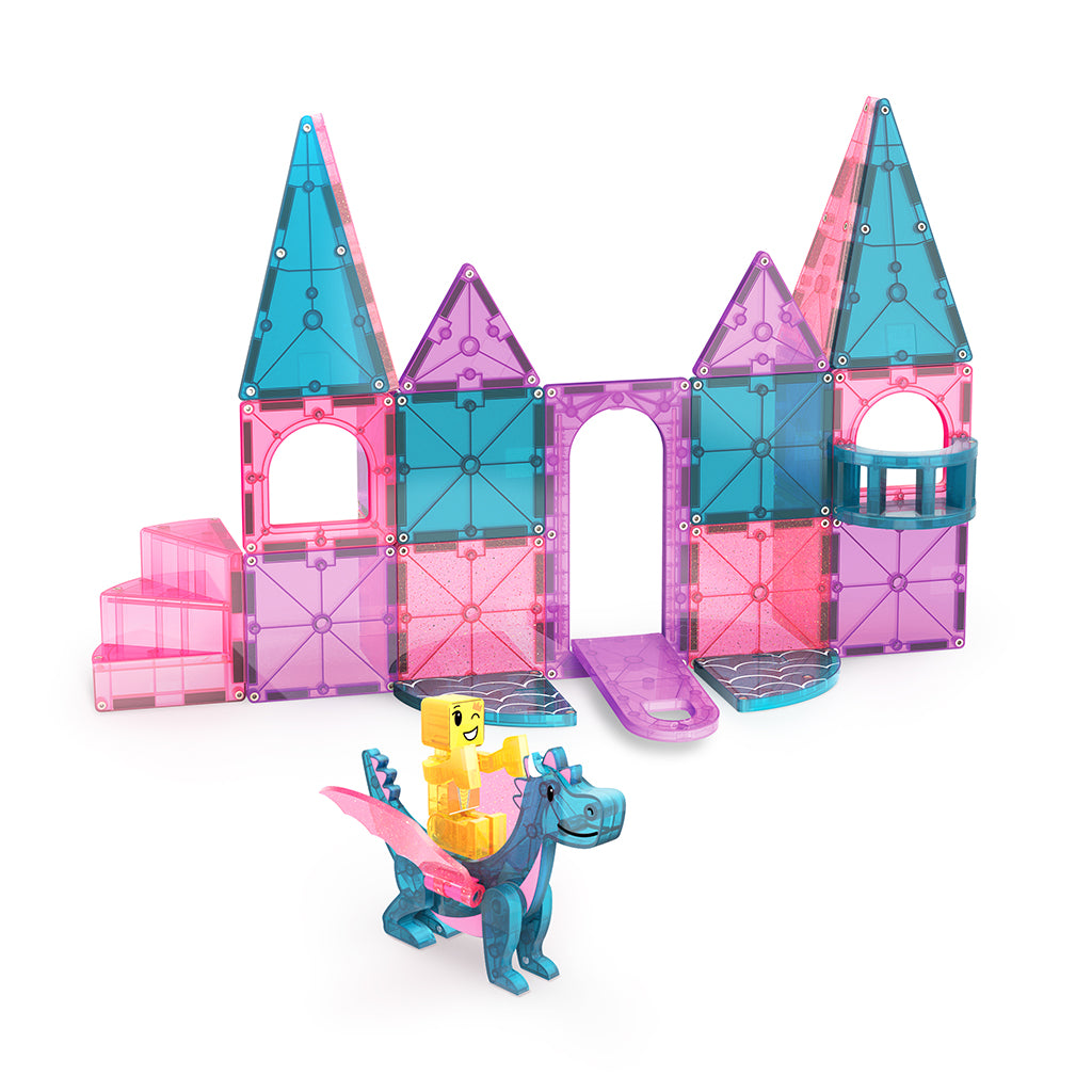 Magna-Tiles Dashers, Magnetic Building Set with 25 Pieces – Castle