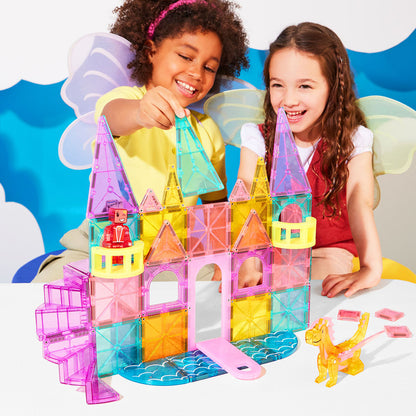 Magna-Tiles Deluxe Slot, Magnetic Construction Set with 48 Pieces