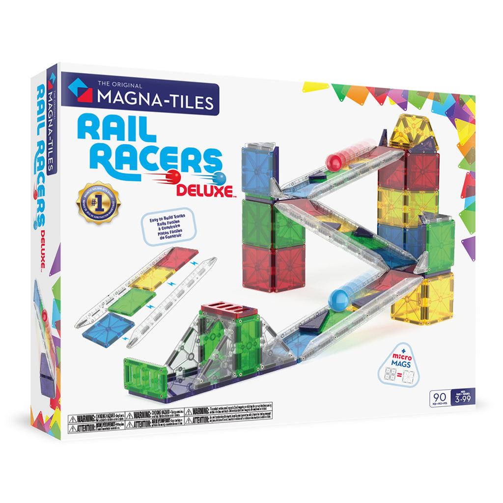 Magna-Tiles Rail Racer - 90 dele