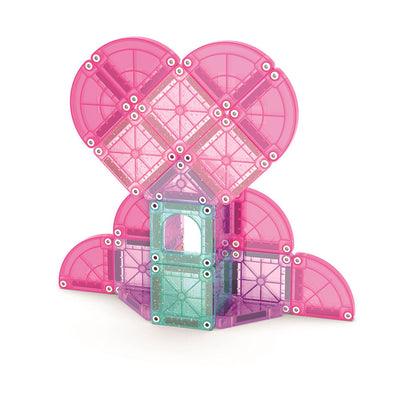 MAGNA-TILES Magnetic Building Set, Heart to Heart Travel Set with 26 Pieces