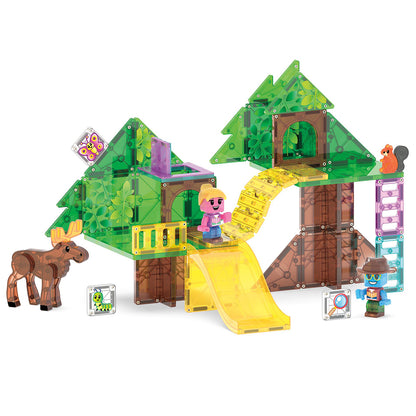 Magna-Tiles Magnetic Building Set, Tree Top Adventure with 42 Pieces