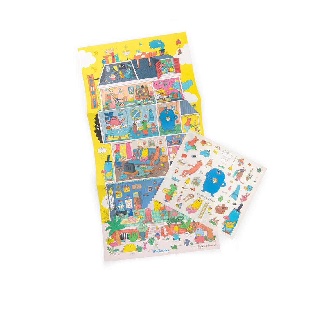 Moulin Roty Transfer Stickers, Home of the Schmoucks