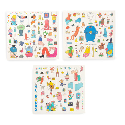 Moulin Roty Transfer Stickers, Home of the Schmoucks