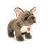 Teddy Hermann bamse, Stående fransk bulldog, grå -  30 cm
