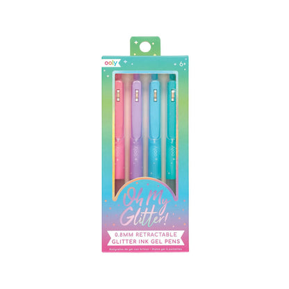Ooly Gelpen 4 stk, Oh My Glitter