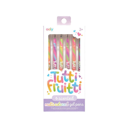 Ooly Gelpen med duft 6 stk, Tutti Fruitti