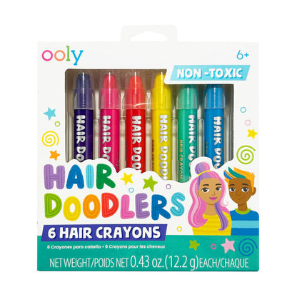 Ooly Hårmaling 6 stk, Hair Doodlers