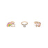 Great Pretenders 3 fingerringe, Unicorn rainbow