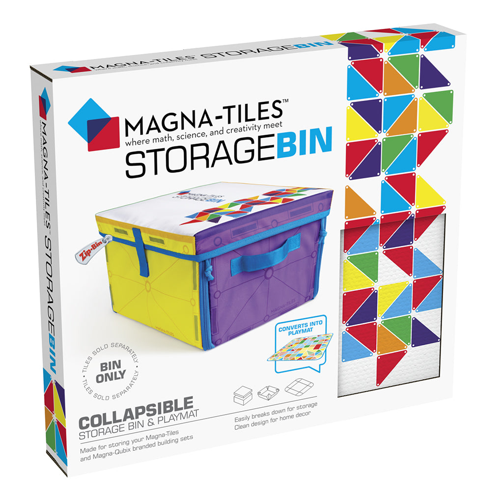 Magna-Tiles opbevaringsæske og legetæppe i ét, Storage bin