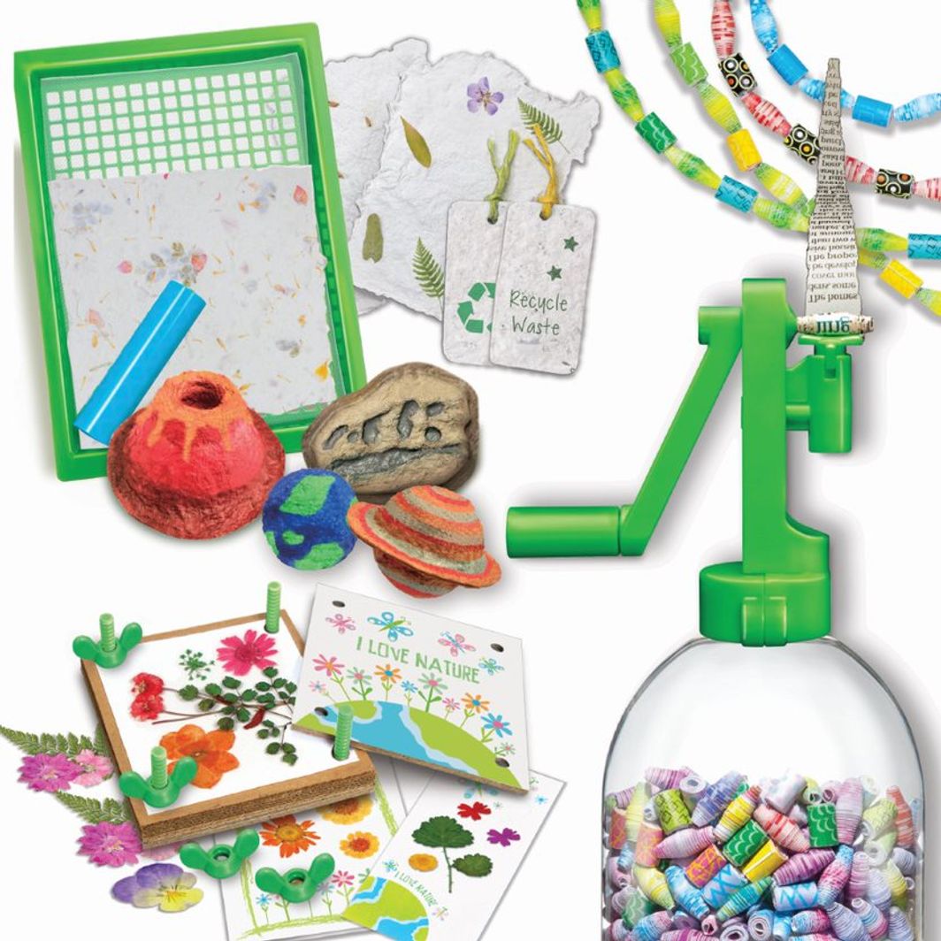 4M Stem Powered Kids, Genbrugspapir